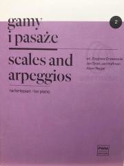 okładka Gamy i pasaże na fortepian 2 PWM książka | Drzewiecki Zbigniew