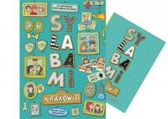 okładka Sylabami po Krakowie w.2023 książka | Agata Cieszyńska-Dębicka, Ola Artymowska