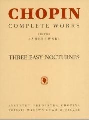 okładka Chopin. Trzy łatwe nokturny na fortepian PWM książka | Fryderyk Chopin