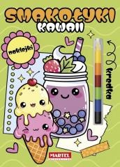 okładka Modułowa kredka. Kawaii smakołyki z naklejkami książka | Salamon Katarzyna