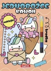 okładka Modułowa kredka. Kawaii jednorożce z naklejkami książka | Salamon Katarzyna