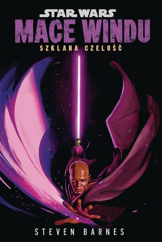 okładka Mace Windu. Szklana czeluść. Star Wars książka | Steven Barnes