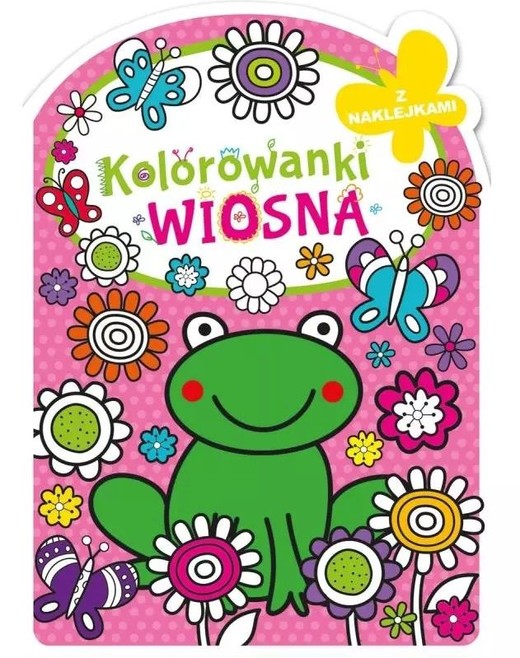 okładka Wiosna. Kolorowanka z wykrojnika książka | Opracowanie zbiorowe