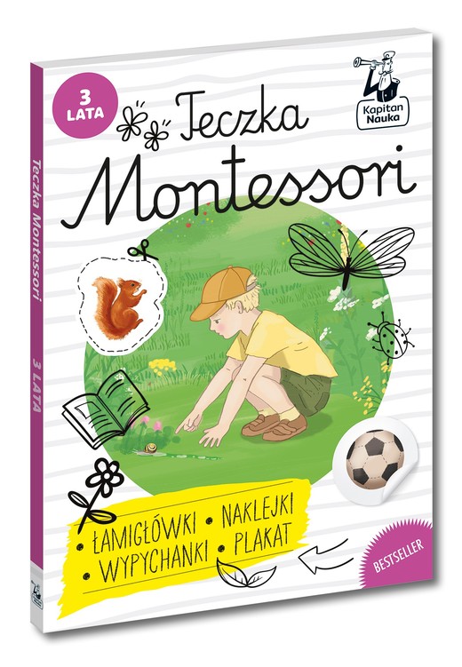 okładka Teczka Montessori. 3 lata. Kapitan Nauka książka | Zuzanna Osuchowska