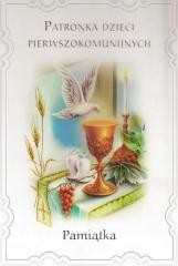 okładka Patronka dzieci pierwszokomunijnych, Pamiątka książka | Windeatt MaryFabyan