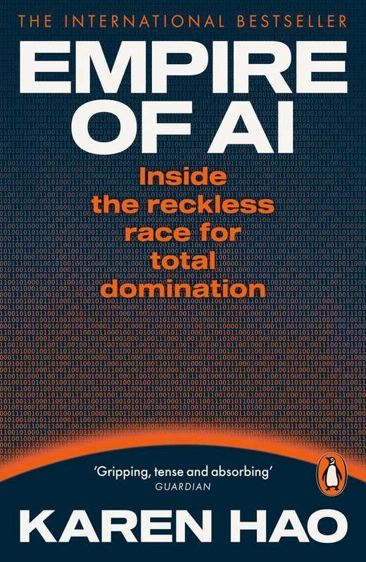 okładka Empire of AI książka | Karen Hao