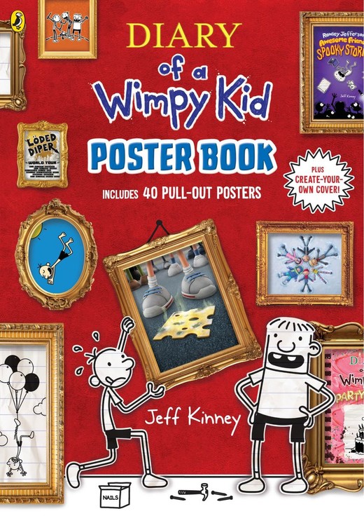 okładka Diary of a Wimpy Kid Poster Book książka | Jeff Kinney