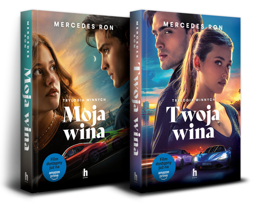 okładka Pakiet Moja wina / Twoja wina. Trylogia winnych. Tomy 1-2 (okładka filmowa) książka | Mercedes Ron