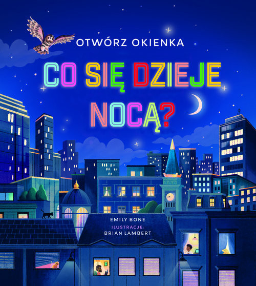 okładka Otwórz okienka. Co się dzieje nocą? książka | Emily Bone