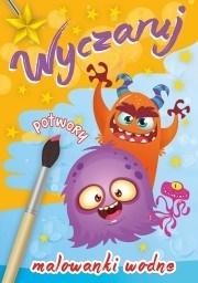 okładka Wyczaruj potwory. Malowanki wodne książka | Praca Zbiorowa