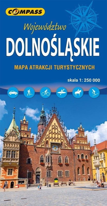 okładka Mapa atrakcji turyst. - Województwo dolnośląskie książka | Praca Zbiorowa