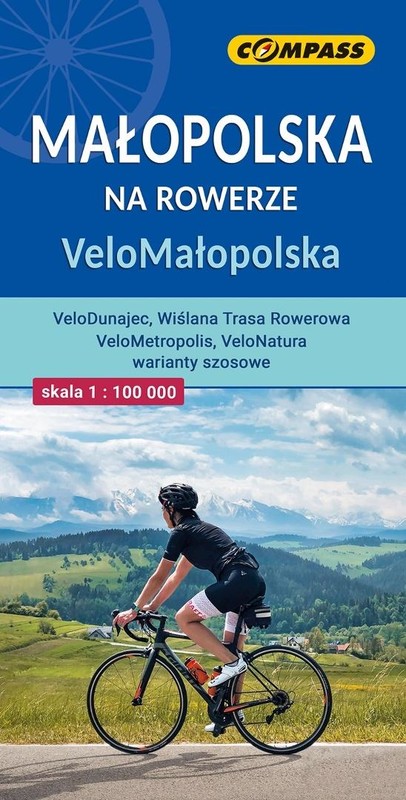 okładka Mapa - Małopolska na rowerze książka | Praca Zbiorowa