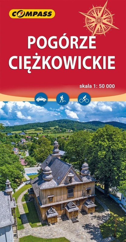 okładka Mapa - Pogórze Ciężkowickie książka | Praca Zbiorowa