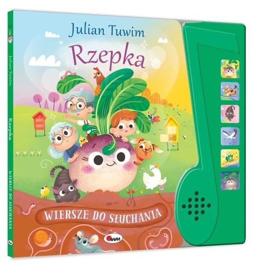 okładka Wiersze do słuchania. Rzepka książka | Opracowanie zbiorowe