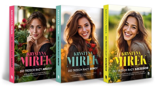 okładka Pakiet Do trzech razy: miłość, serce i szczęście książka | Krystyna Mirek