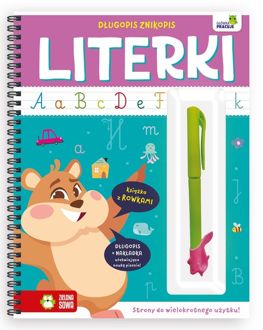 okładka Długopis znikopis. Literki książka | Opracowanie zbiorowe