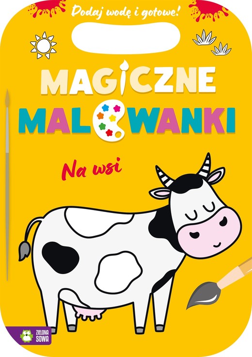 okładka Magiczne malowanki. Na wsi książka | Opracowanie zbiorowe