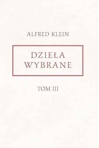 okładka Dzieła wybrane T.3 książka | Alfred Klein