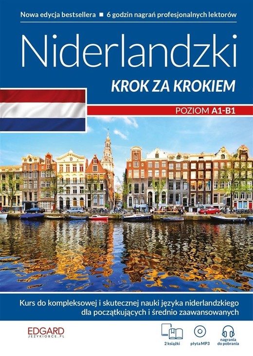 okładka Niderlandzki Krok za krokiem Poziom A1-B1 książka