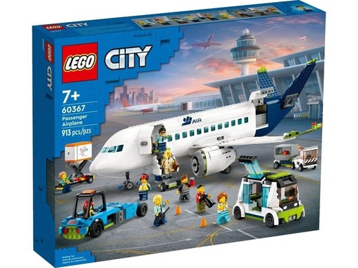 okładka LEGO(R) CITY 60367 Samolot pasażerski książka
