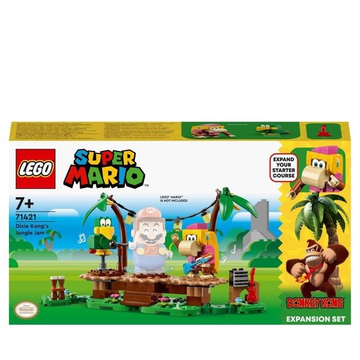 okładka LEGO(R) SUPER MARIO 71421 Dżunglowy koncert Dixie... książka