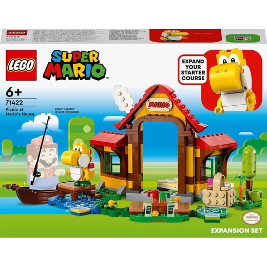 okładka LEGO(R) SUPER MARIO 71422 Piknik w domu Mario - ze.. książka