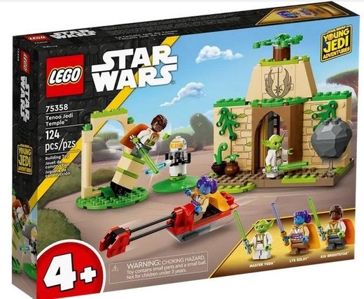 okładka LEGO(R) STAR WARS 75358 Świątynia Jedi na Tenoo książka