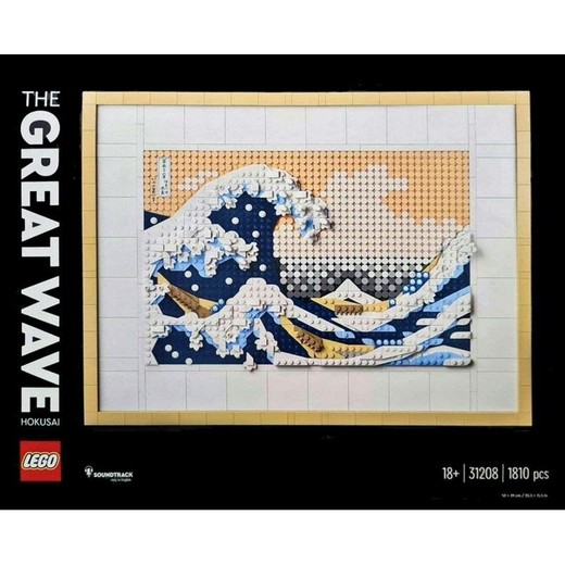 okładka LEGO(R) ART 31208 Wielka fala z Kanagawy książka