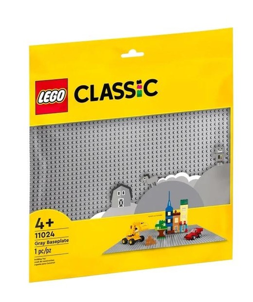 okładka LEGO(R) CLASSIC 11024 Szara płytka konstrukcyjna książka | Classic