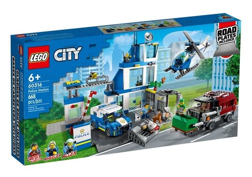 okładka LEGO(R) CITY 60316 Posterunek policji książka