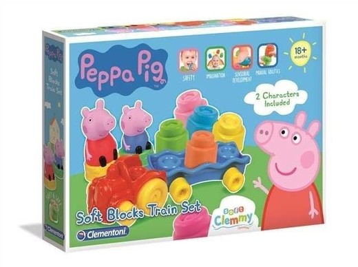 okładka Clemmy Soft. Pociąg Świnka Peppa książka