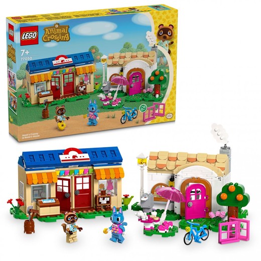okładka LEGO(R) ANIMAL CROSSING Nook's Cranny i domek Rosie książka