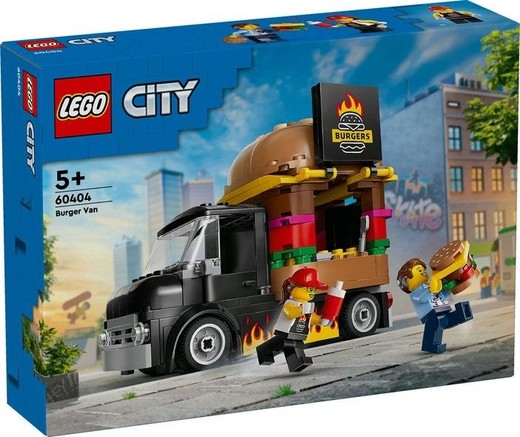 okładka LEGO(R) CITY 60404 Ciężarówka z burgerami książka