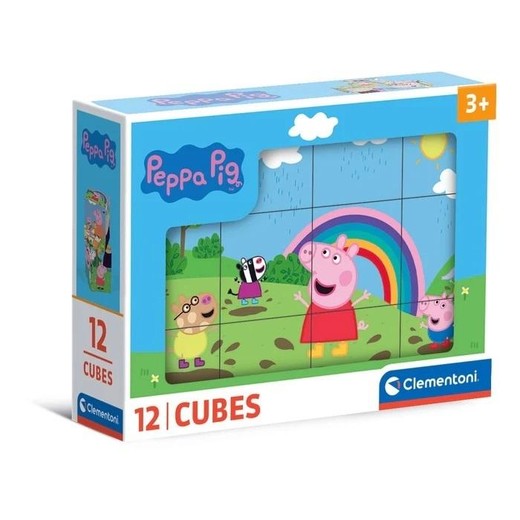 okładka Klocki Świnka Peppa 12el książka