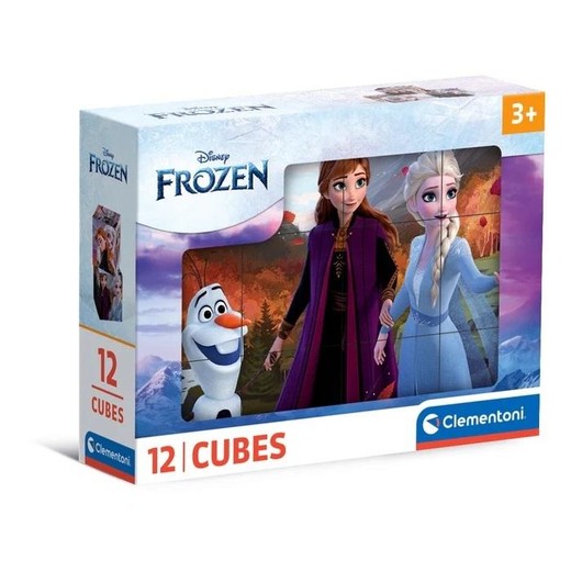 okładka Klocki Frozen 12el książka