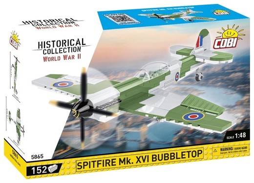 okładka HC WWII Spitfire Mk. XVI Bubbletop książka