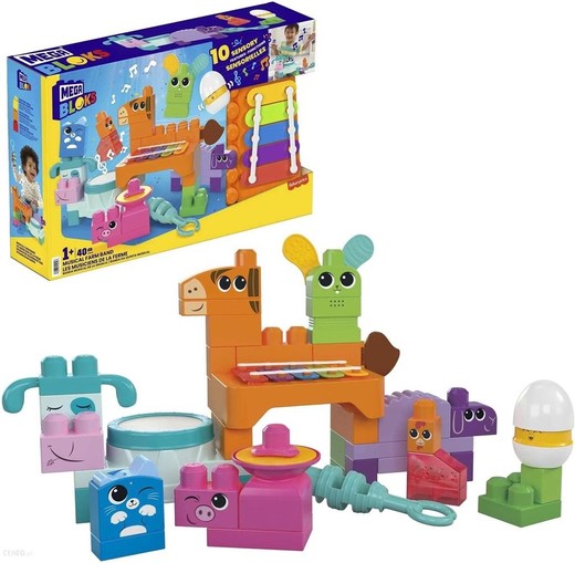okładka Mega Bloks. Muzykalne zwierzątka z farmy książka