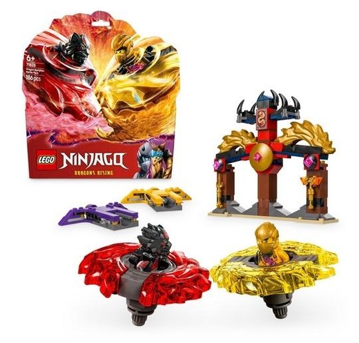 okładka LEGO(R) NINJAGO 71826 Smocze Spinjitzu zestaw bitewn książka
