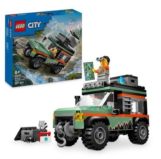 okładka LEGO(R) CITY 60447 Górska ciężarówka terenowa 4x4 książka