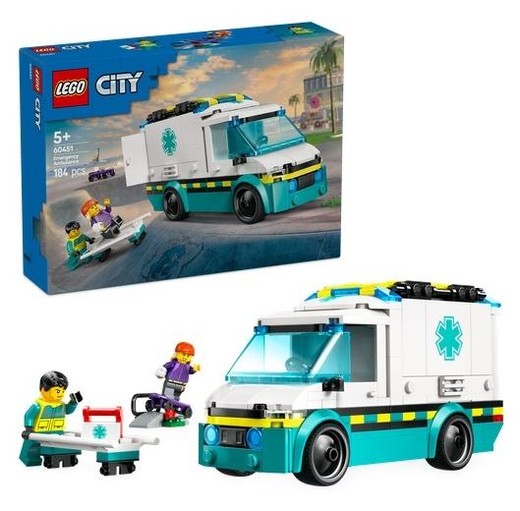 okładka LEGO(R) CITY 60451 Karetka pogotowia książka