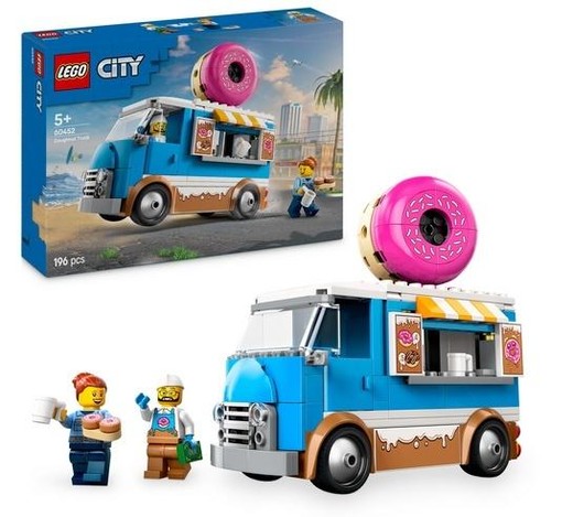 okładka LEGO(R) CITY 60452 Mobilna pączkarnia książka