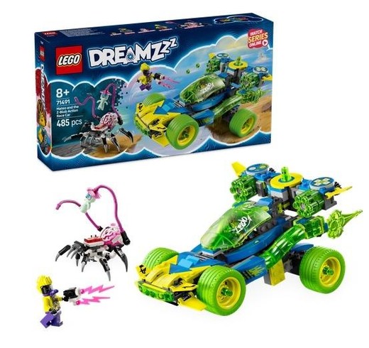 okładka LEGO(R) DREAMZZZ 71491 Samochód wyścigowy Mateo książka