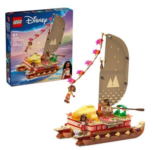 okładka LEGO(R) DISNEY PRINCESS 43270 Kajak. przygoda Vaiany książka