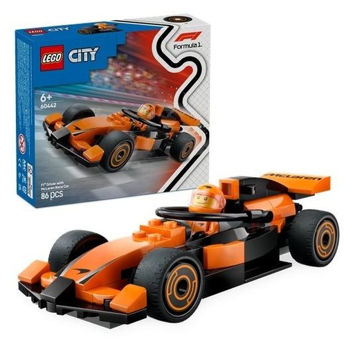okładka LEGO(R) CITY 60442 Kierowca i bolid McLaren książka