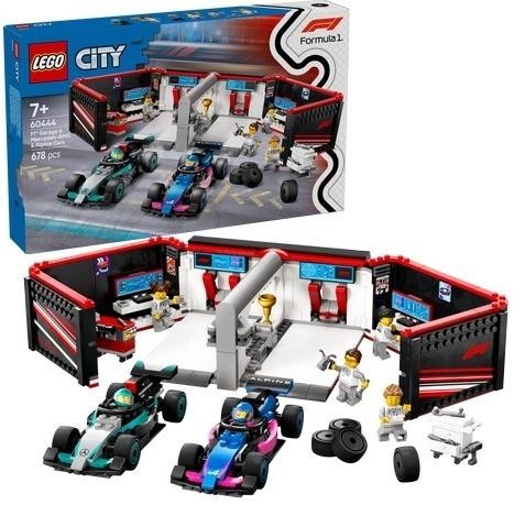 okładka LEGO(R) CITY 60444 Garaż i bolidy Mercedes-AMG i Alp książka