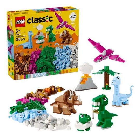 okładka LEGO(R) CLASSIC 11041 Kreatywne dinozaury książka