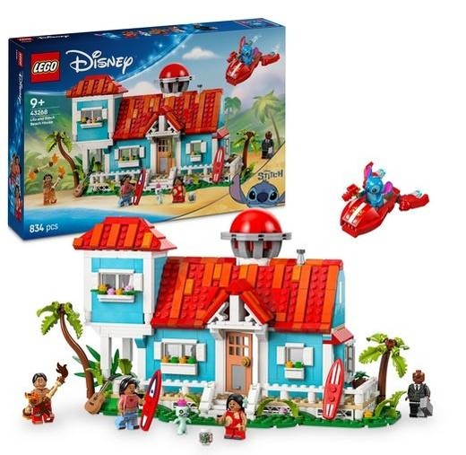 okładka LEGO(R) DISNEY CLASSIC 43268 Domek na plaży Lilo i S książka