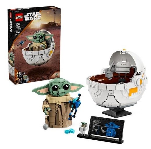 okładka LEGO(R) STAR WARS 75403 Grogu w wózku książka