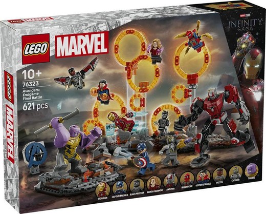 okładka LEGO(R) SUPER HEROES 76323 Avengers: Koniec gry... książka