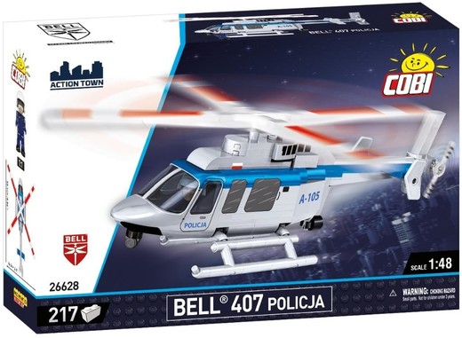 okładka Action Town Bell 407 Policja książka